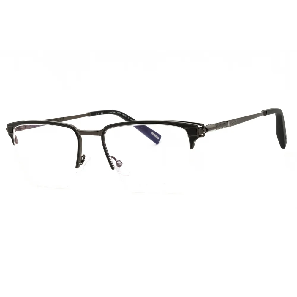 NWT Chopard VCHL20V-0K56 Gunmetal Rectangle 54mm Eyeglasses
